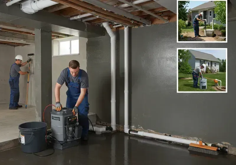 Basement Waterproofing and Flood Prevention process in Hamilton, AL